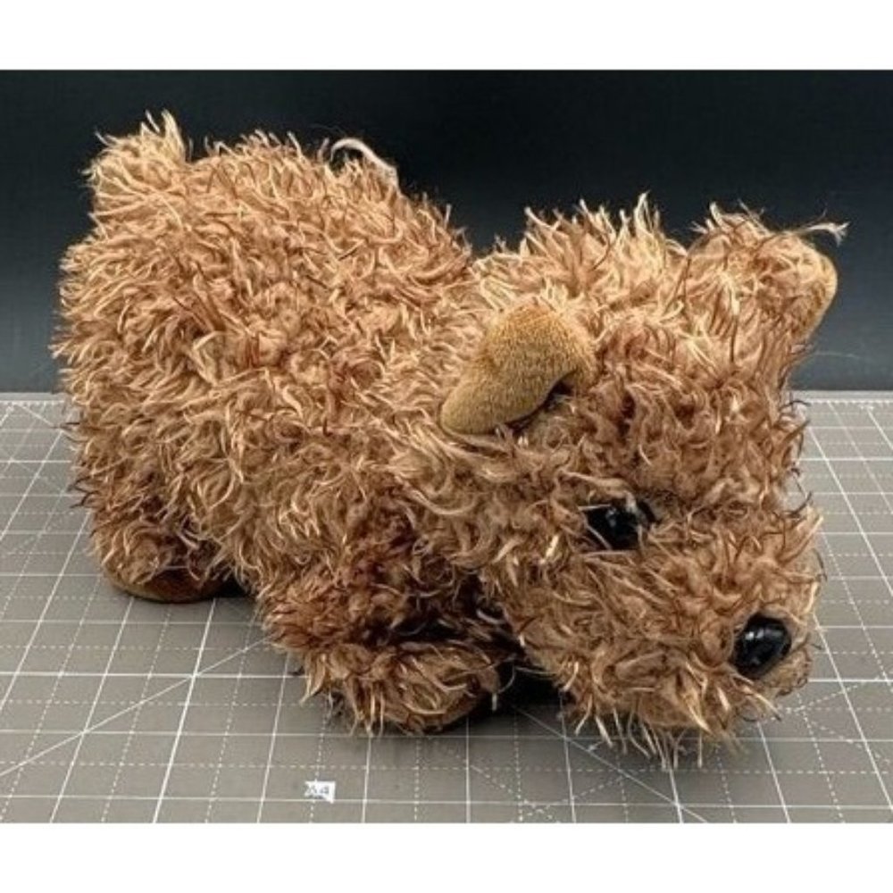 Teddy Mountain Small Plush Baby Bear Plaid Bow Tie 9"